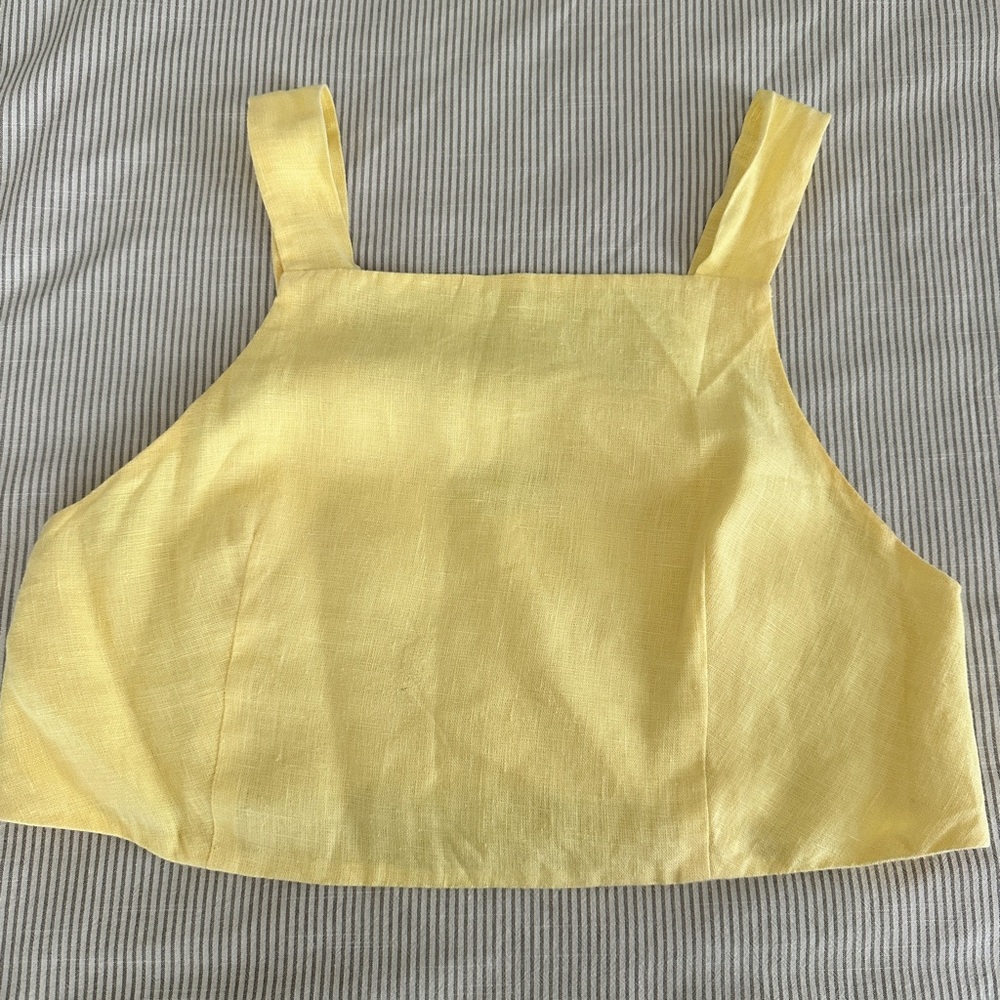 Katin Yellow Crop Top